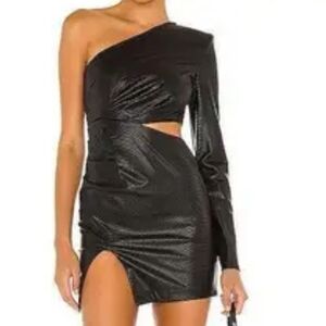 Michael Costello X Revolve Patterned Dress